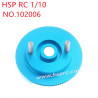 HSP 1/10 RC Car Upgrade Parts Engine flywheel 102006 blue