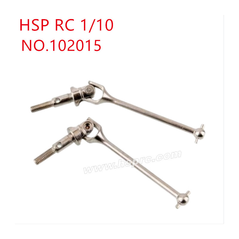 HSP 1/10 RC Car Upgrade Parts CVD Universal drive shaft 102015 silver HSP 1/10 RC Car Upgrade Parts CVD Universal drive shaft 102015 silver