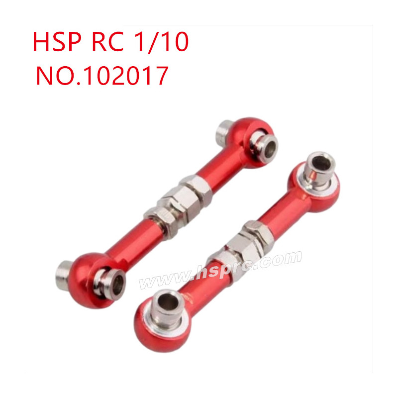 HSP 1/10 RC Car Upgrade Parts Steering link 102017 red HSP 1/10 RC Car Upgrade Parts Steering link 102017 red