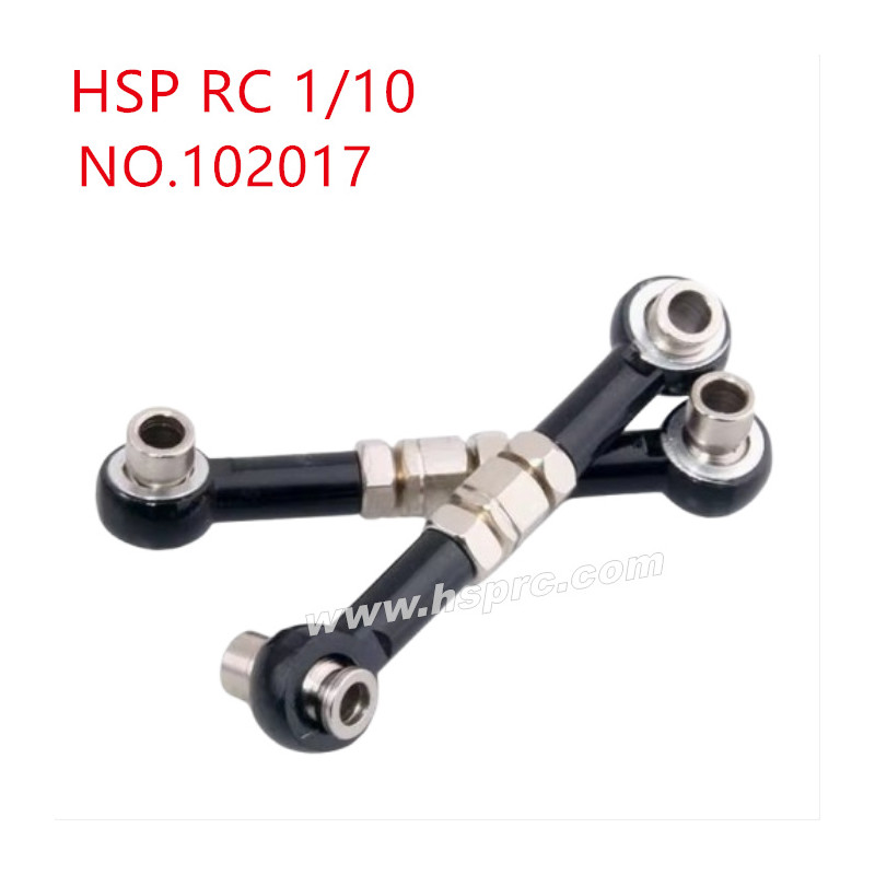 HSP 1/10 RC Car Upgrade Parts Steering link 102017 black HSP 1/10 RC Car Upgrade Parts Steering link 102017 black