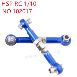 HSP 1/10 RC Car Upgrade Parts Steering link 102017 dark blue