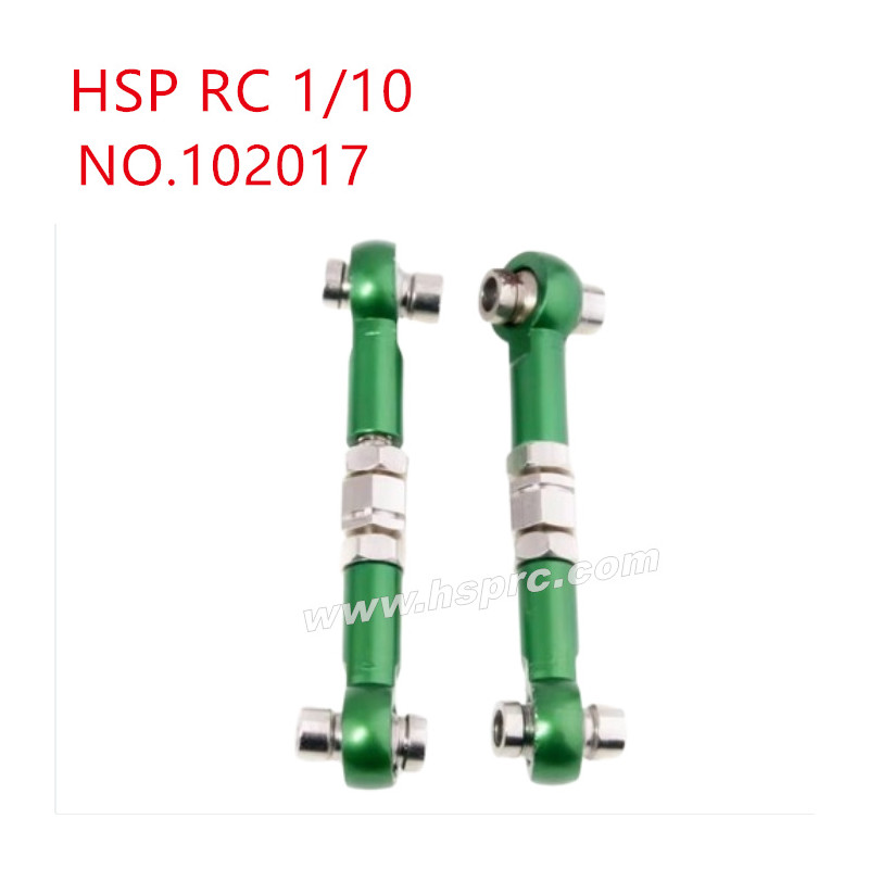 HSP 1/10 RC Car Upgrade Parts Steering link 102017 green HSP 1/10 RC Car Upgrade Parts Steering link 102017 green