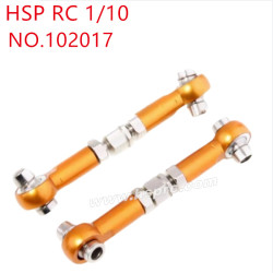 HSP 1/10 RC Car Upgrade Parts Steering link 102017 yellow