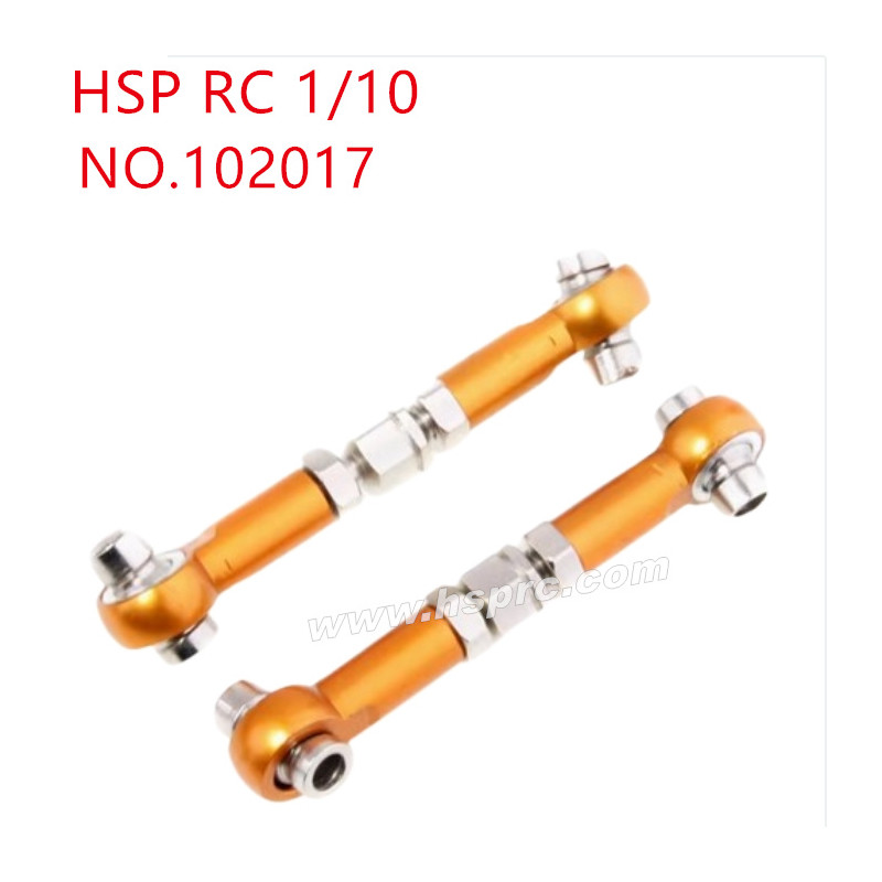 HSP 1/10 RC Car Upgrade Parts Steering link 102017 yellow HSP 1/10 RC Car Upgrade Parts Steering link 102017 yellow