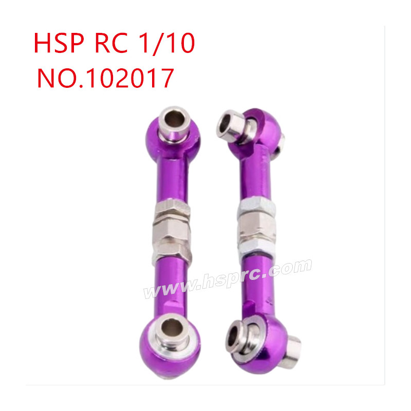 HSP 1/10 RC Car Upgrade Parts Steering link 102017 purple HSP 1/10 RC Car Upgrade Parts Steering link 102017 purple