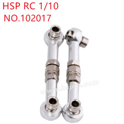 HSP 1/10 RC Car Upgrade Parts Steering link 102017 silver