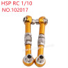 HSP 1/10 RC Car Upgrade Parts Steering link 102017 orange